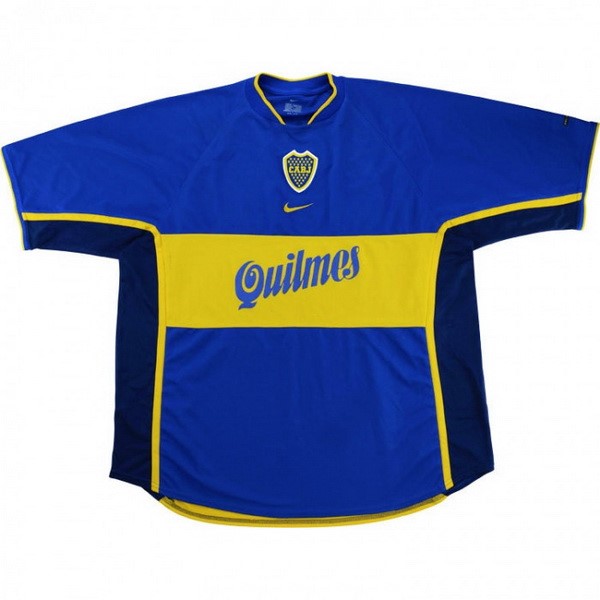 Camisetas Boca Juniors Primera equipo Retro 2001 Azul
